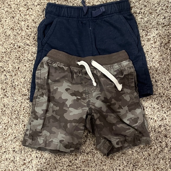 Cat & Jack Other - Cat & Jack Boys Shorts Lot Size 4T Camo & Jogger Shorts Blue